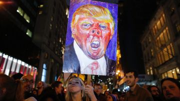La Trump Tower se ha convertido en un centro constante de protestas.