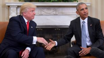 Hubo varios momentos incómodos entre Trump y Obama.