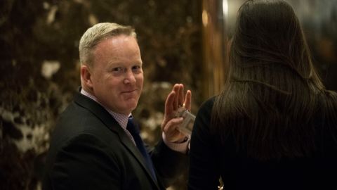 Sean Spicer, director de comunicación del Partido Republicano.