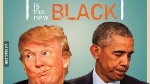 Los cibernautas incluso utilizaron el diseño del cartel de la serie de Netflix.