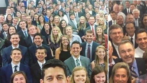 Ambas "selfies" han sido muy comentadas en Twitter.