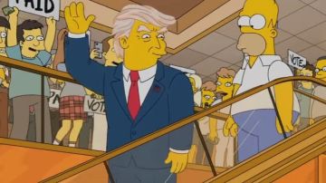 Donald Trump ha sido un personaje recurrente en Los Simpons.