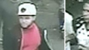 Una cámara de seguridad captó la imagen de los sospechosos que está siendo buscados por el NYPD.