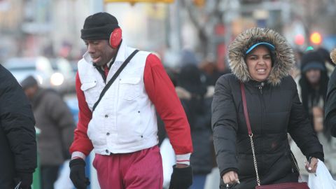 Frio polar en la Ciudad de Nueva York.