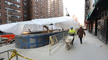 La linea de metro de la Segunda Avenida se esta preparando para su apertura el 1ro. de enero.