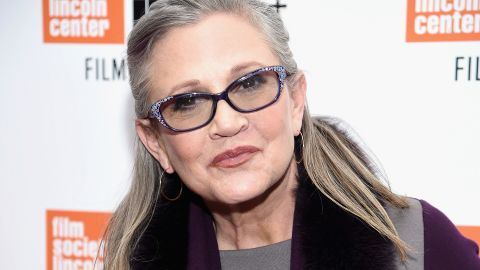 Carrie Fisher tenía 60 años en el momento de su muerte.