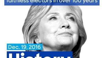 En redes sociales destacaron que Clinton ha sido la candidata con más votos sin fe en su contra.