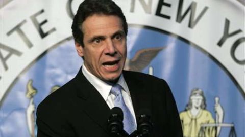 Andrew Cuomo, gobernador del estado de Nueva York.