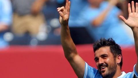 David Villa también fue contemplado en el once ideal de la temporada.