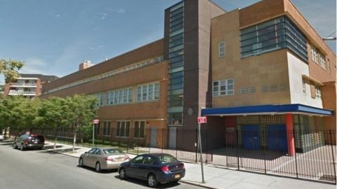 La escuela pública 253 en Far Rockaway, donde ocurrió el incidente.