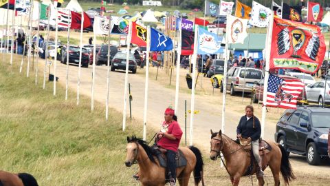 El movimiento en Standing Rock fue respaldado por comunidades indígenas de todo el pais.