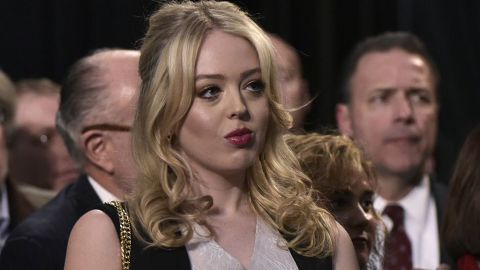 Tiffany Trump  en un evento de su padre. MANDEL NGAN/AFP/Getty Images