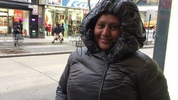 La nicaragüense Karen Proano, que reside en Brooklyn, asegura que nunca ha vivido temperaturas bajo cero.
