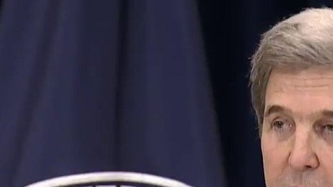 El secretario de Estado, John Kerry, habló de la importancia de paz en Medio Oriente.