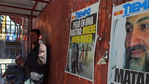 Medios del mundo reseñaron la muerte de Bin Laden en el 2011.
