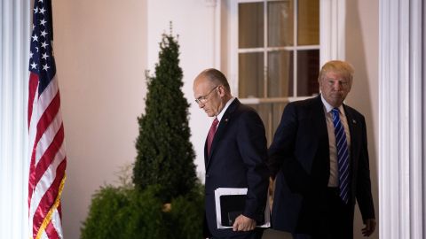 Donald Trump eligió a Andrew Puzder para la secretaría de Trabajo. Getty Images