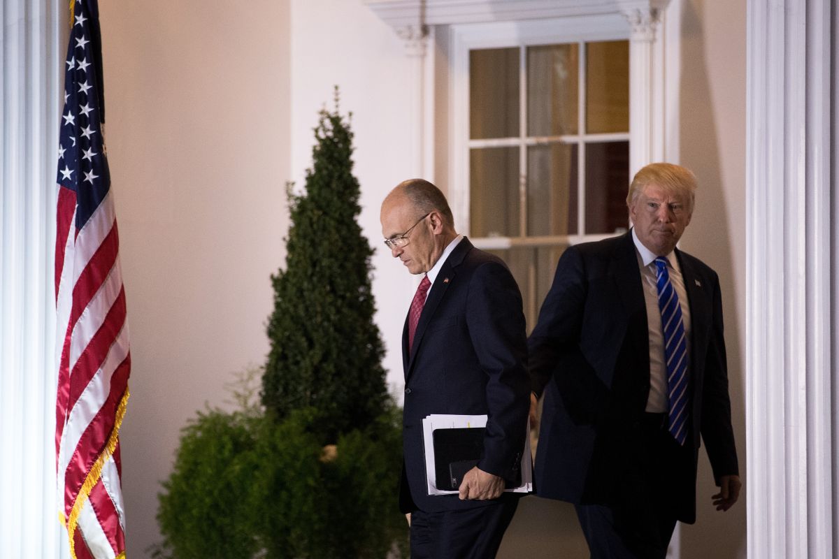 Donald Trump eligió a Andrew Puzder para la secretaría de Trabajo. Getty Images