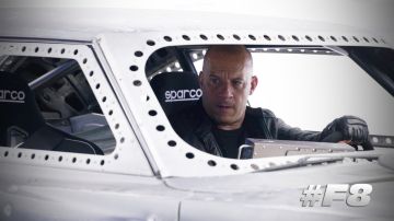 Vin Diesel en The Fate of the Furious.