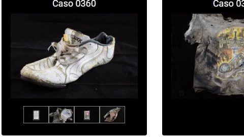 El ADN hallado en los objetos ayudará a identificar a las personas muertas.