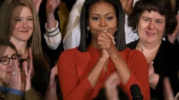 Michelle Obama dijo casi entre lágrimas que ser primera dama de Estados Unidos ha sido el mayor honor de su vida.