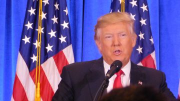 El presidente electo, Donald Trump, dio este miércoles su primera conferencia de prensa.