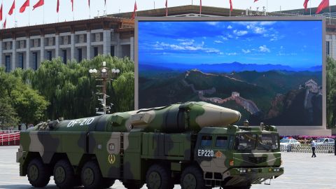 China añadió recientemente un  Dongfeng-41 a su flota de misiles nucleares.