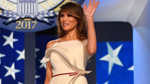 La Primera Dama durante el Baile Inaugural de la Presidencia.