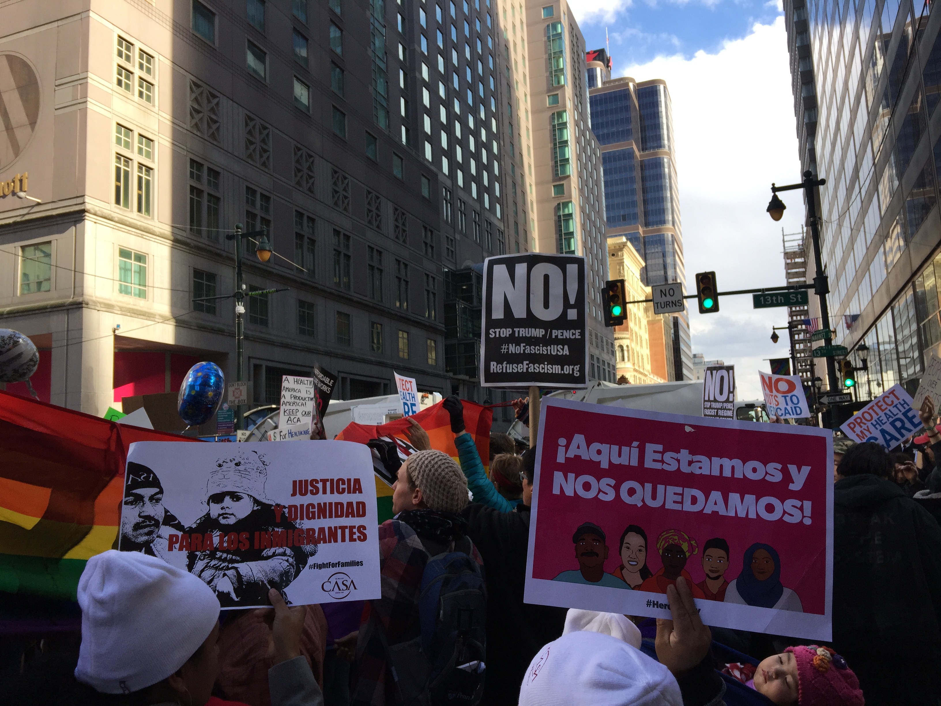 Protesta En Filadelfia: “Este Es El Primer Día De Lucha” - El Diario NY