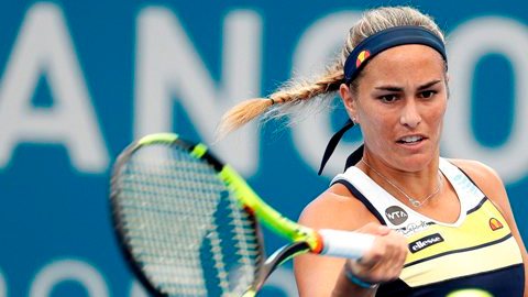 Mónica Puig cayó en Brisbane este domingo 1 de enero.