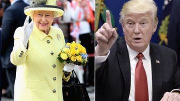 Los ingleses consideran que el presidente Trump es "impresentable" ante a la Reina Isabel II.