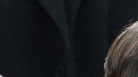 Sasha Obama se quedó en Washington para preparar un examen que debía rendir la mañana del miércoles.