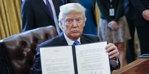 Trump indicó que en las próximas cuatro semanas explicará su plan definitivo con respecto a los "soñadores", que recordó que están en el país "ilegalmente".