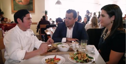 Jorge Viera (centro) con Óscar Martínez y Katiria Soto.