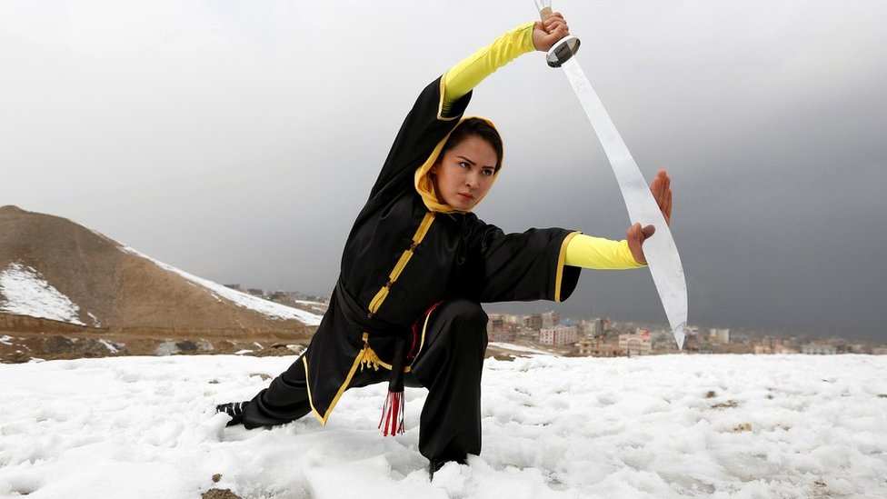 Fotos: Así es el entrenamiento de las guerreras shaolin en Afganistán