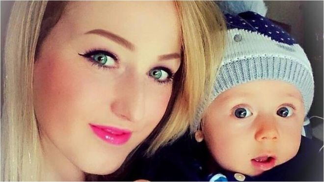 Sarah Boyle cree que su bebé le hizo saber que "algo no estaba bien".