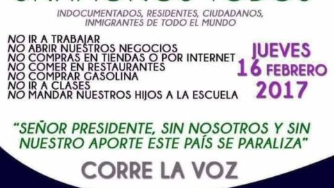 La convocatoria comenzó a circular desde hace un par de semanas.