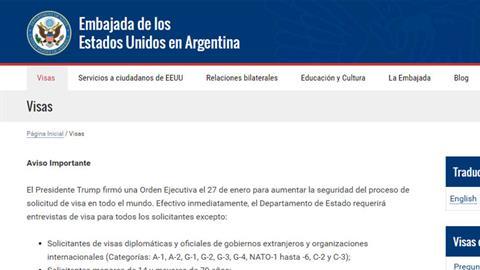 Los argentinos fueron sorprendidos por los ajustes en el visado.
