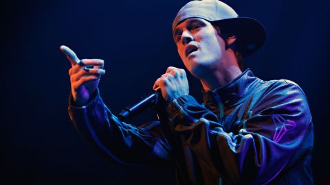 Aaron Carter en el Gramercy Theatre.