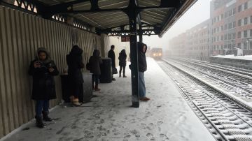 El tren W es una de las líneas más afectadas con la nevada
