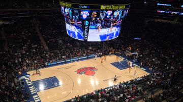 El Madison Square Garden durante el Knicks - Nuggets de la noche del viernes.