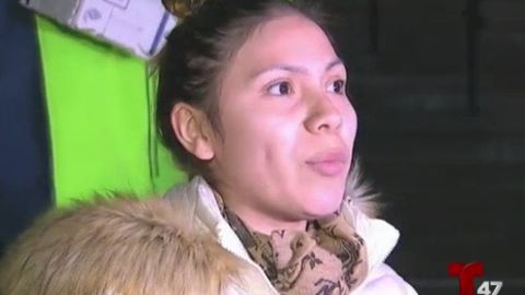 La hija de la mujer habló en su nombre.