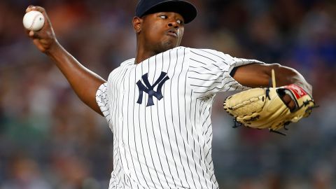 Luis Severino, lanzador de los Yankees. Rich Schultz/Getty Images