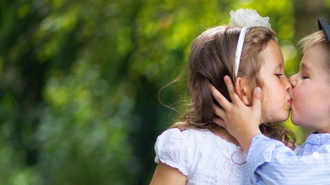 beso ninos