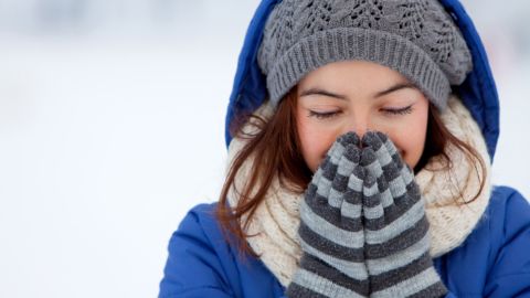 mujer frio
