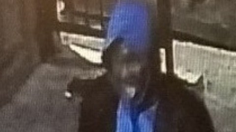 Los sospechosos como una mujer y hombre afroamericanos.,