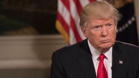 Trump durante su entrevista con Bill O’Reilly.