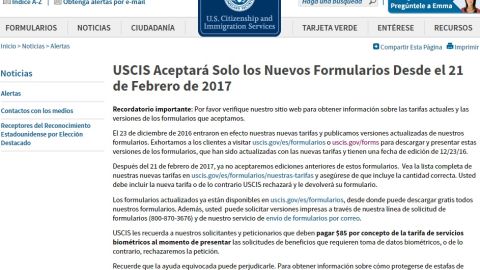 Migración sugiere a los interesados revisar constantemente su página web.