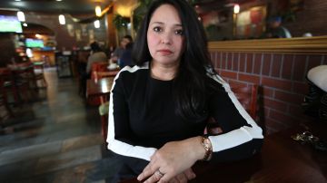 Ecuatoriana Nelly Amaya, 40 que esta demandando a Bloomberg por comentarios racista y sexuales en su trabajo.