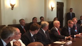 La reunión se realizó en la Casa Blanca este jueves.