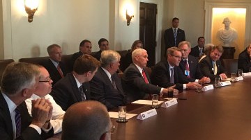 La reunión se realizó en la Casa Blanca este jueves.